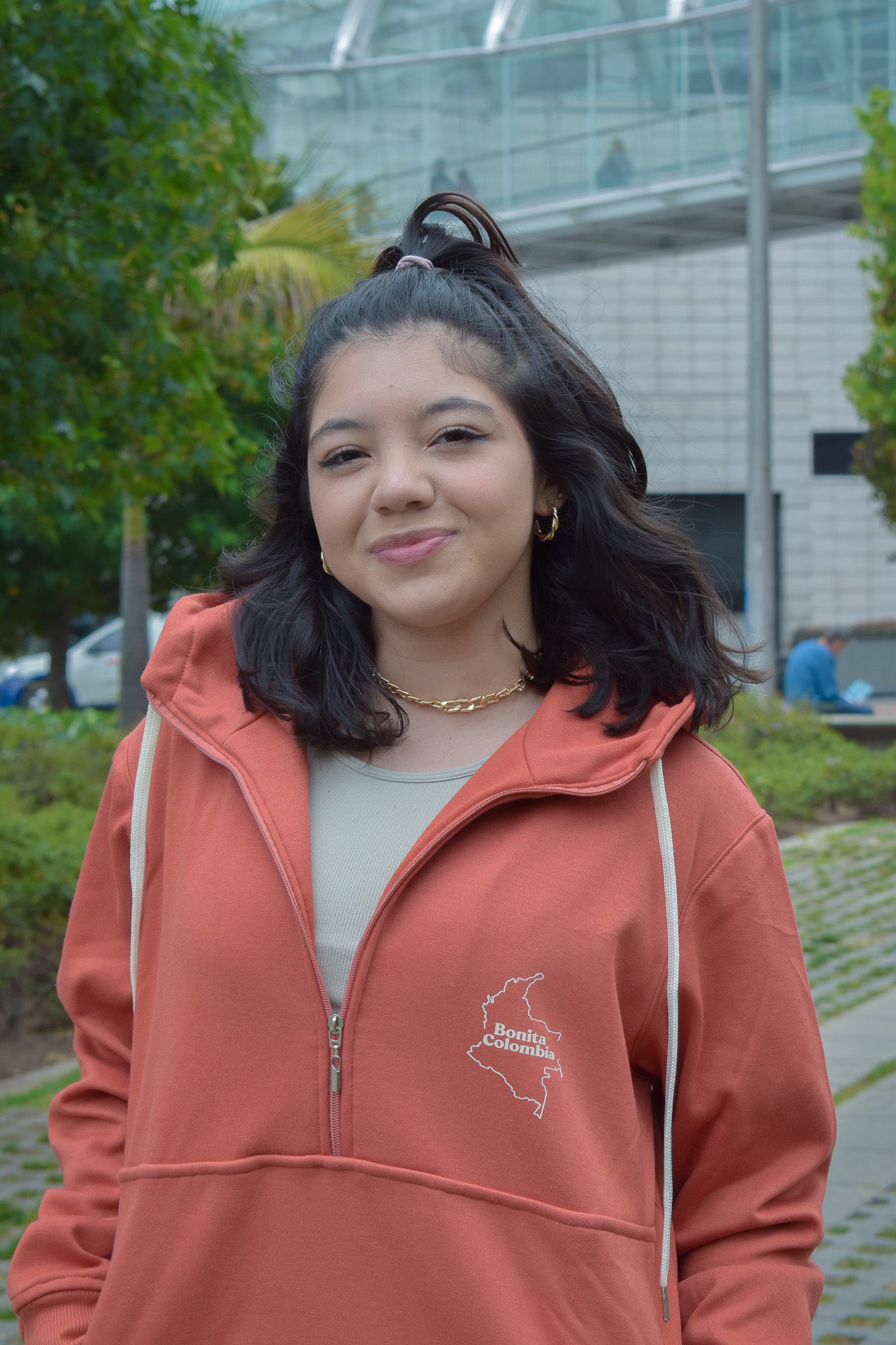 Hoodie Cremallera "Bonita Colombia "